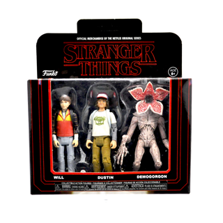 * ReAction Will, Dustin, and Demogorgon Stranger Things, 3-Pack