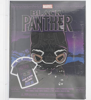 * Funko Pop! Marvel Collector's Box: Wakanda Forever Black Panther Pop! & T-Shirt XL, Sealed