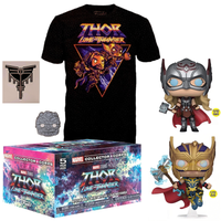 Marvel Collector Corps Box (Thor Love And Thunder Box, Unsealed, Shirt Size L)  [Box Condition: 8/10]