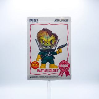 * Thrilljoy PIX Mars Attacks – Martian Soldier, Sealed 2026 Event Exclusive **1 in 6 Chance at Chase**