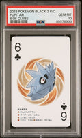 2012 POKEMON BLACK 2 PLAYING CARDS PUPITAR # - Graded PSA GEM MT 10