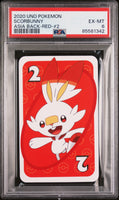 2020 UNO POKEMON SCORBUNNY # - Graded PSA EX-MT 6