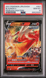 2021 POKEMON JAPANESE SWORD & SHIELD PEERLESS FIGHTERS BLAZIKEN V #7 - Graded PSA GEM MT 10