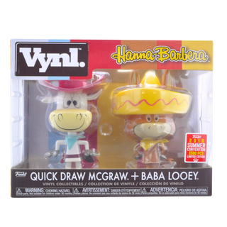 * Funko Vynl. Quick Draw McGraw + Baba Looey (Hanna-Barbera) – 2018 Summer Convention Exclusive /3500 Made