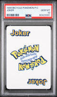 1999 BICYCLE POKEMON PLAYING CARDS JOKER # - Graded PSA GEM MT 10