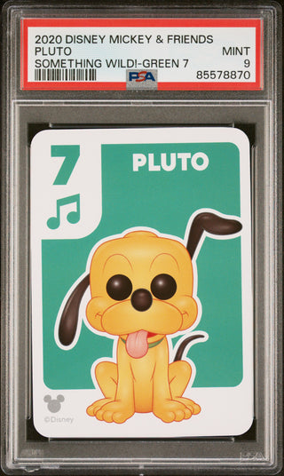 2020 DISNEY MICKEY & FRIENDS SOMETHING WILD! PLUTO GREEN 7 PSA 9