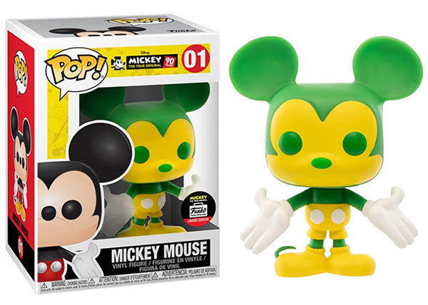 Mickey Mouse (Green & Yellow) 01 - Funko Shop Exclusive  [Damaged: 7/10]