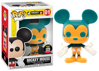 Mickey Mouse (Orange & Teal) 01 - Funko Shop Exclusive  [Damaged: 7.5/10]