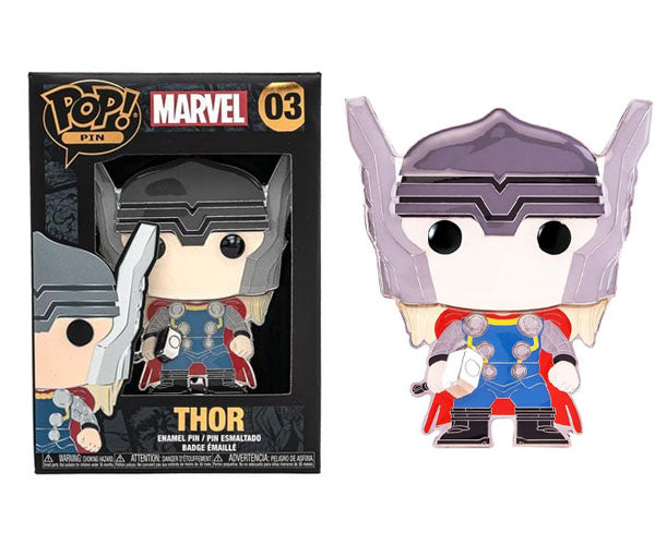Pop! Pin Thor (Marvel) 03  [Box Condition: 7.5/10]