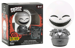 Dorbz Jack Skellington Glow in the Dark, The Nightmare Before Christmas 061 - Hot Topic Exclusive