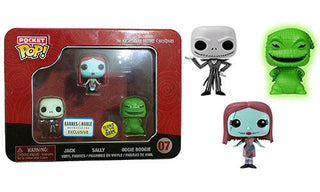 Pop Vinyl Pocket Pop Tins The Nightmare Before Christmas 07 - Jack, Sally & Oogie Boogie Glow in the Dark - Barnes & Noble Exclusive