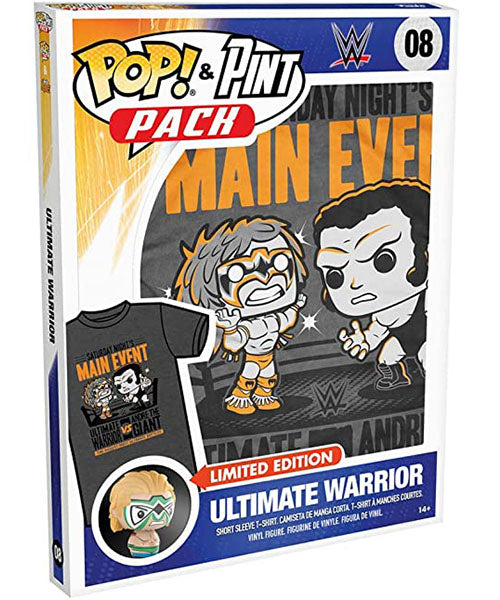 Pop! Tees & Pint Size Heroes Ultimate Warrior (WWE, Size S) 08