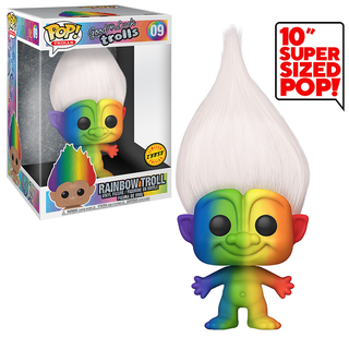 Rainbow Troll (Rainbow Body, 10-Inch, Good Luck Trolls) 09 **Chase**