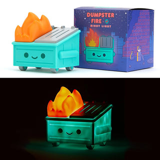 Dumpster Fire Night Light Vinyl by 100% Soft