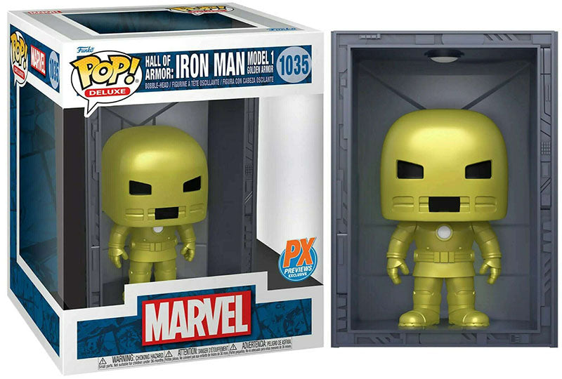 of Armor: Iron Man Model 1 Golden (Deluxe) 1035 - Previews | 7 a