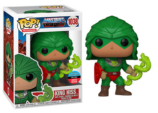 Funko Pop! King Hiss Masters of the Universe 1038 - Toy Tokyo/ 2020 NYCC Exclusive Vinyl Figure in PopShield Protector