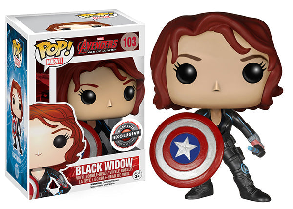 Black Widow (w/ Shield, Avengers: Age of Ultron) 103 - GameStop Exclusive  [Condition: 6/10]