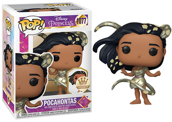 Pocahontas w/ Pin (Gold, Disney Princess) 1077 - Funko Shop Exclusive