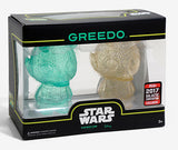 Mini Hikari Greedo (2-pack, Green & Gold) - 2017 Galactic Convention Exclusive  [Box Condition: 7.5/10]