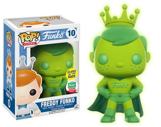 Freddy Funko (Superhero, Green Gamma Glow) 10 - Funko Shop Exclusive/5000 Made [light damage]