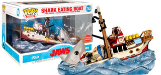 Shark Eating Boat (Moment, Jaws) 1145 - GameStop Exclusive [Heavy Damage]