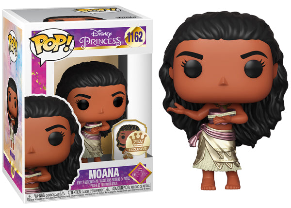 Moana w/ Pin (Dancing, Gold, Moana) 1162 Funko Shop Exclusive