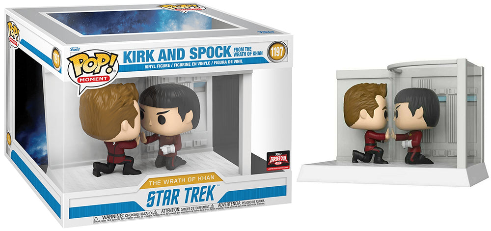Kirk & Spock (The Wrath of Khan, Movie Moments) 1197 - 2022 Target Con Exclusive  [Damaged: 7/10]