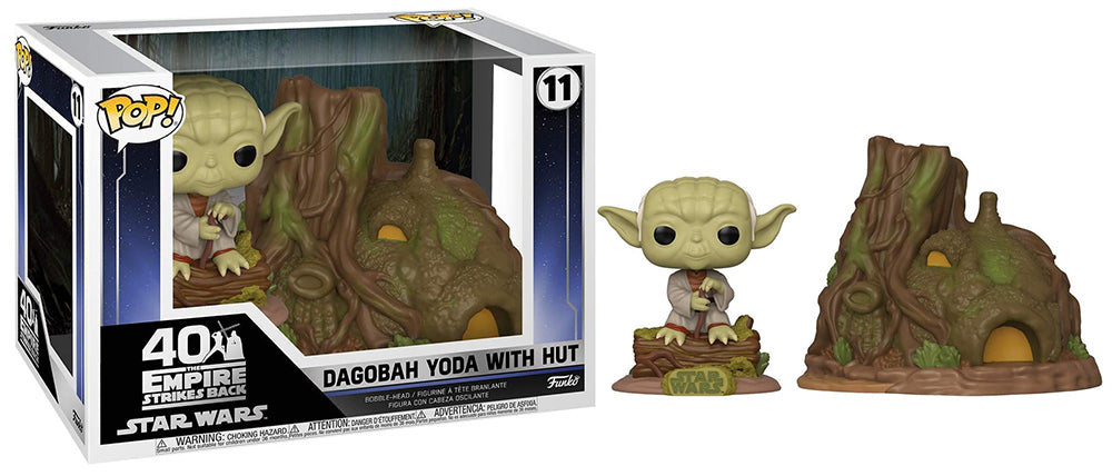 Dagobah Yoda w/ Hut (Town) 11 [Damaged: 7/10]
