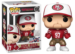 Funko Pop! Nick Bosa San Francisco 49ers, NFL 132 Vinyl Figure