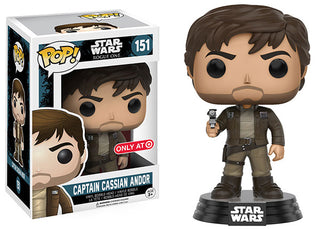 Captain Cassian Andor (Brown Jacket, Rogue One) 151 - Target Exclusive Pop Head