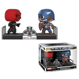 Funko Pop! Red Skull vs Captain America Movie Moments 389 Vinyl Figure [Light Damage]