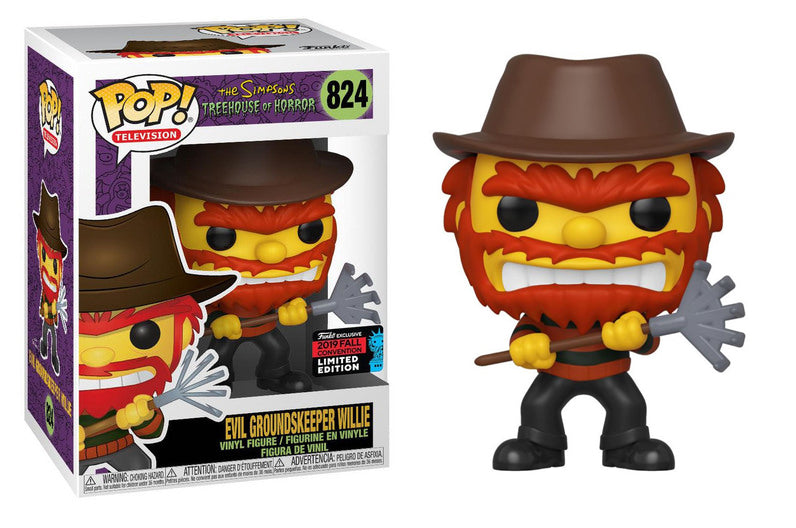 Evil Groundskeeper Willie (The Simpsons) 824 - 2019 Fall Convention Exclusive [Damaged: 7/10]