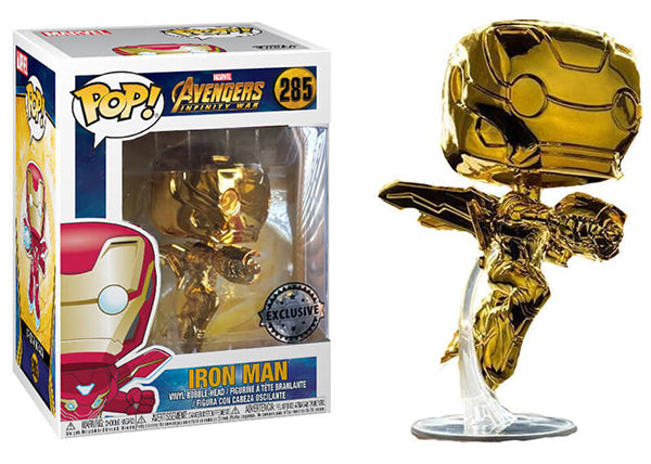 Iron Man (Chrome Gold, Infinity War) 285 - Australia Exclusive  [Damaged: 7.5/10]