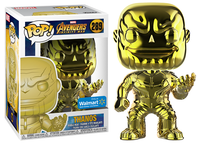 Thanos (Yellow Chrome, Infinity War) 289 - Walmart Exclusive [Damaged: 7.5/10]