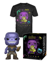 Thanos (Infinity War, Metallic) and Thanos (with Gauntlet) Tee (S, Sealed) 289 - Target Exclusive [Box Condition: 7/10]