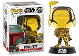 Boba Fett (Gold Chrome) 297 - 2019 Galactic Convention Exclusive [Damaged: 7/10]