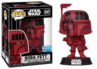 Boba Fett Red in Pop Stack 297 - 2020 Wondercon Exclusive