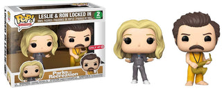 Funko Pop! Leslie & Ron Locked In Parks and Recreation 2-pk - Target Exclusive Vinyl Figure