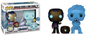 Morgan Stark & Tony Stark (Glow in the Dark, Endgame) 2-pk - Pop In a Box Exclusive