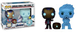 Morgan Stark & Tony Stark (Glow in the Dark, Endgame) 2-pk - Pop In a Box Exclusive  [Damaged: 7.5/10]