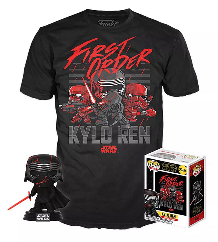 Kylo Ren Supreme Leader (Glow in the Dark) w/T-Shirt (L, Sealed) 308 - Target Exclusive