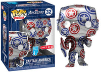 Captain America (White, The Avengers, Artist Series, No Stack) 32 - Target Exclusive [Damaged: 7.5/10]