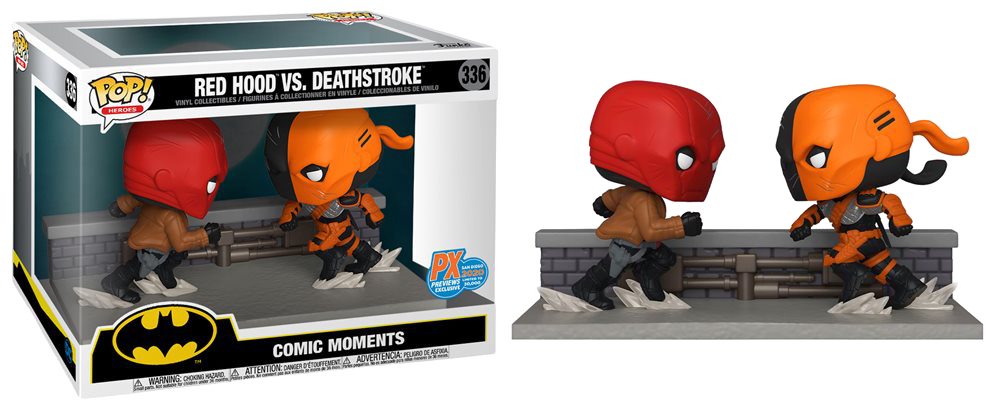 Red Hood vs Deathstroke (Comic Moments) 336 - Previews Exclusive /30000 made  [Damaged: 6/10]