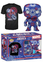 Captain America (Art Series) & Captain America Tee (L, Sealed) 36 - Target Exclusive