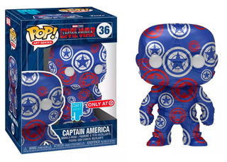 Captain America (Blue, The Avengers, Artist Series, No Stack) 36 - Target Exclusive