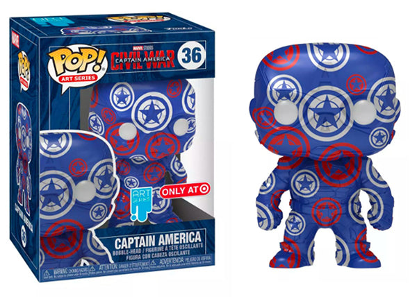 Captain America (Blue, The Avengers, Artist Series, No Stack) 36 - Target Exclusive  [Damaged: 7/10]