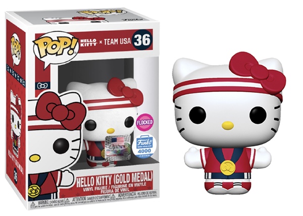 Hello Kitty (Gold Medal, Flocked, Hello Kitty X Team USA) 36 - Funko S ...