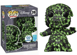 Oogie Boogie 39 Green Art Series Nightmare Before Christmas in Pop Stack - Funko Shop Exclusive