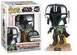 The Mandalorian w/ Grogu (w/ Pin, Flying, Metallic) 402 - Amazon Exclusive  [Damaged: 7.5/10]