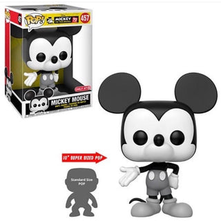 Funko Pop! Mickey Mouse Black & White, 10-Inch 457 - Target Exclusive Vinyl Figure [Heavy Damage]